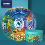 Puzzle rotund Animale, 150 piese Mideer MD3099 fotografia produsului View 3 S