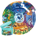 Puzzle rotund Animale, 150 piese Mideer MD3099 fotografia produsului View 5 S