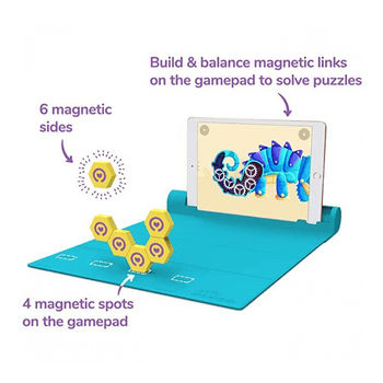 Set de constructie magnetic Plugo Link - Jucarie educativa bazata pe Realitate Augmentata Shifu Shifu019