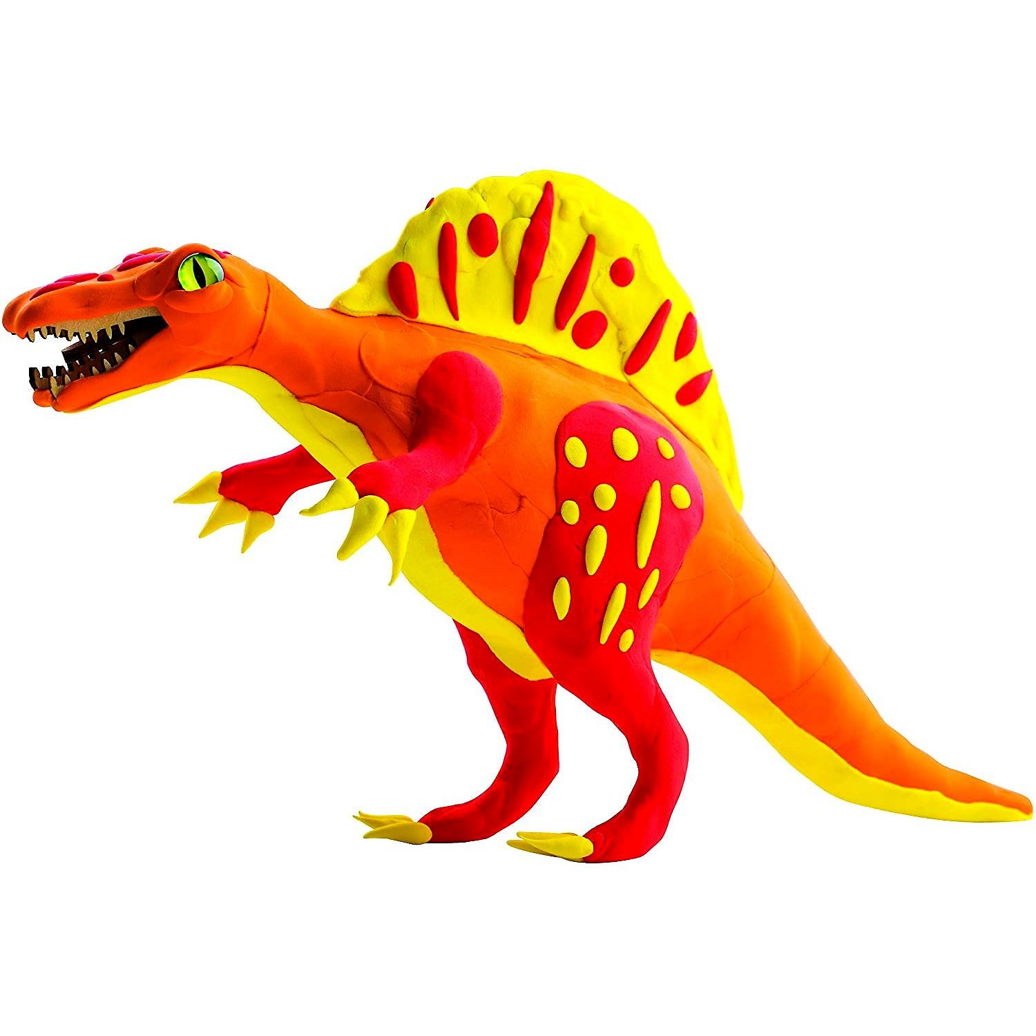 Kit constructie lemn si argila - Spinosaurus Fiesta Crafts FCT-2958 fotografia produsului View 3 L