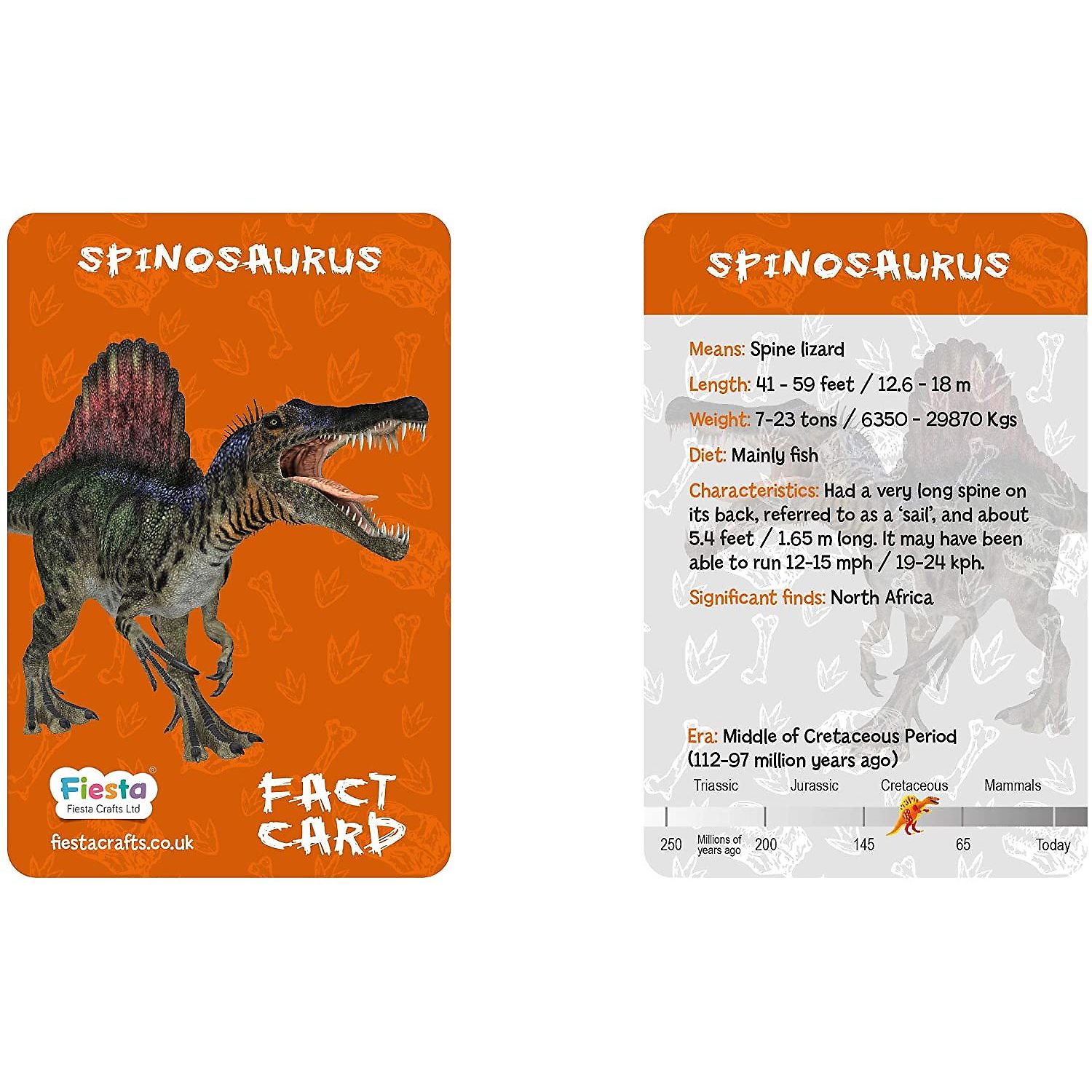 Kit constructie lemn si argila - Spinosaurus Fiesta Crafts FCT-2958 fotografia produsului View 7 L