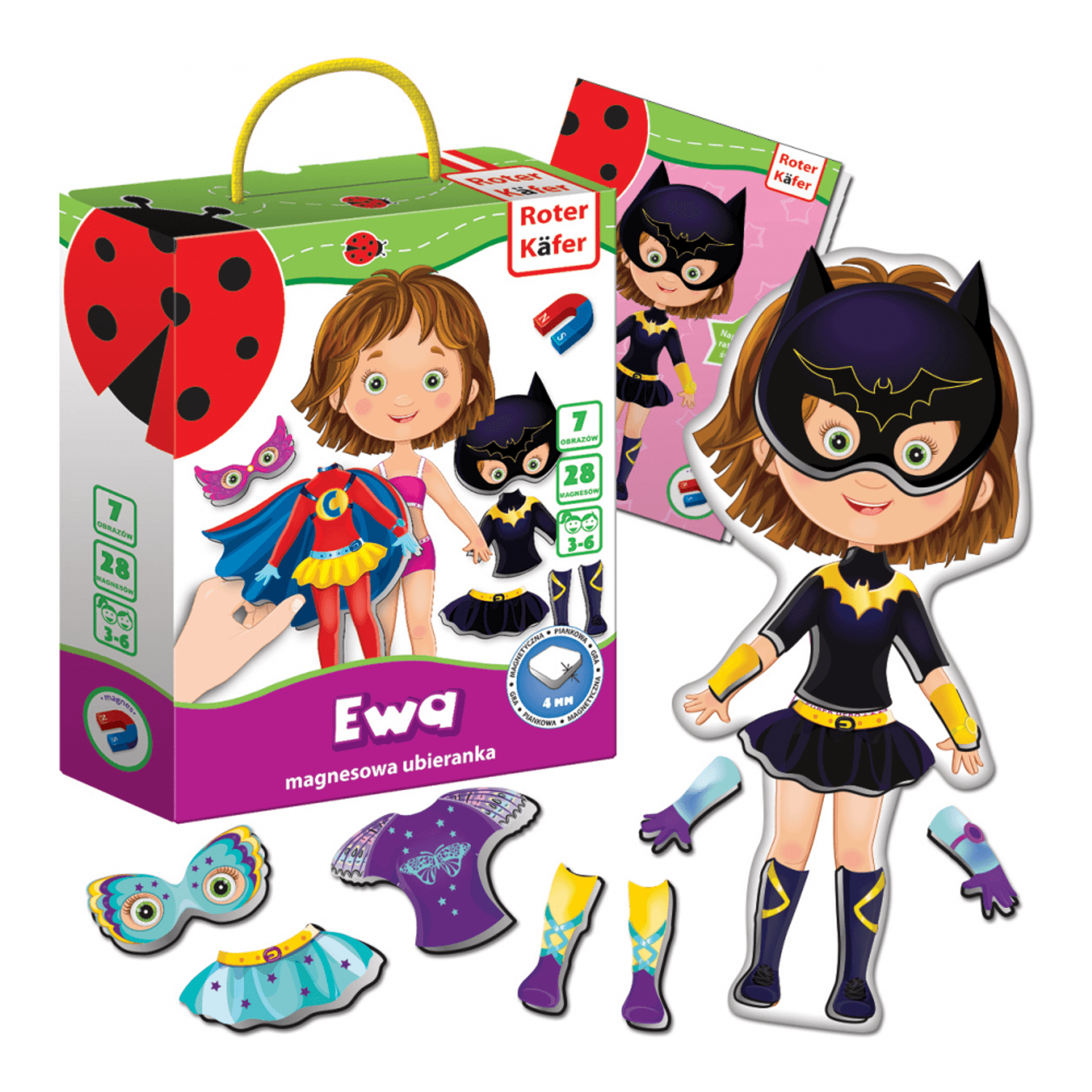 Joc educativ magnetic Eva Roter Kafer RK2010-01 fotografia produsului