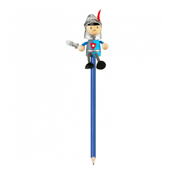 Creion cu figurina lemn Cavaler Fiesta Crafts FCP-5033