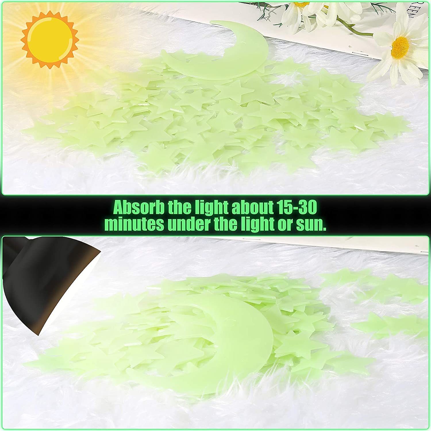 Set 200 Stele Fosforescente Bambinice BN011 fotografia produsului View 8 L