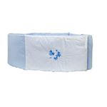 Patut copii lemn fara sertar KLUPS Piccolo Due Natur-Albastru Cu Saltea fotografia produsului View 3 S