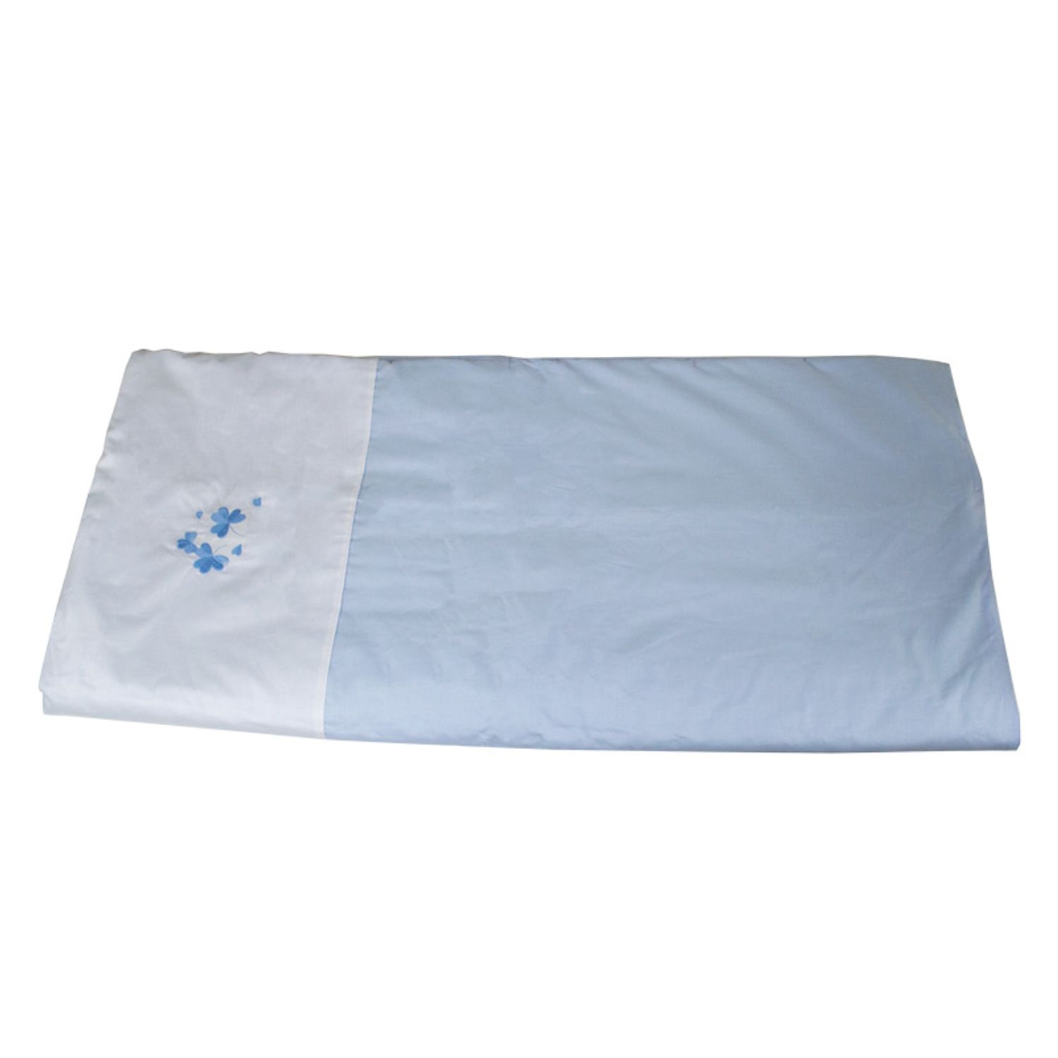 Patut copii lemn fara sertar KLUPS Piccolo Due Natur-Albastru Cu Saltea fotografia produsului View 4 L