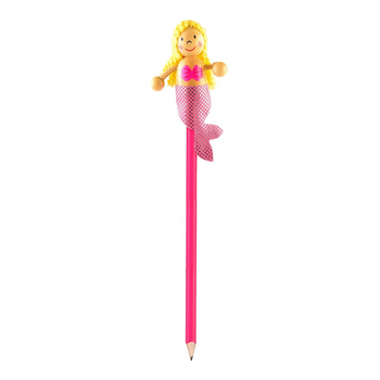 Creion cu figurina lemn Sirena Fiesta Crafts FCP-5010