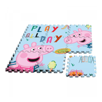 Covor puzzle Peppa Pig 9 piese SunCity EWA17004PP fotografia produsului