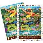 Puzzle Dinozauri 60 piese, 48x68cm Banana Panda BP49112 fotografia produsului View 5 S