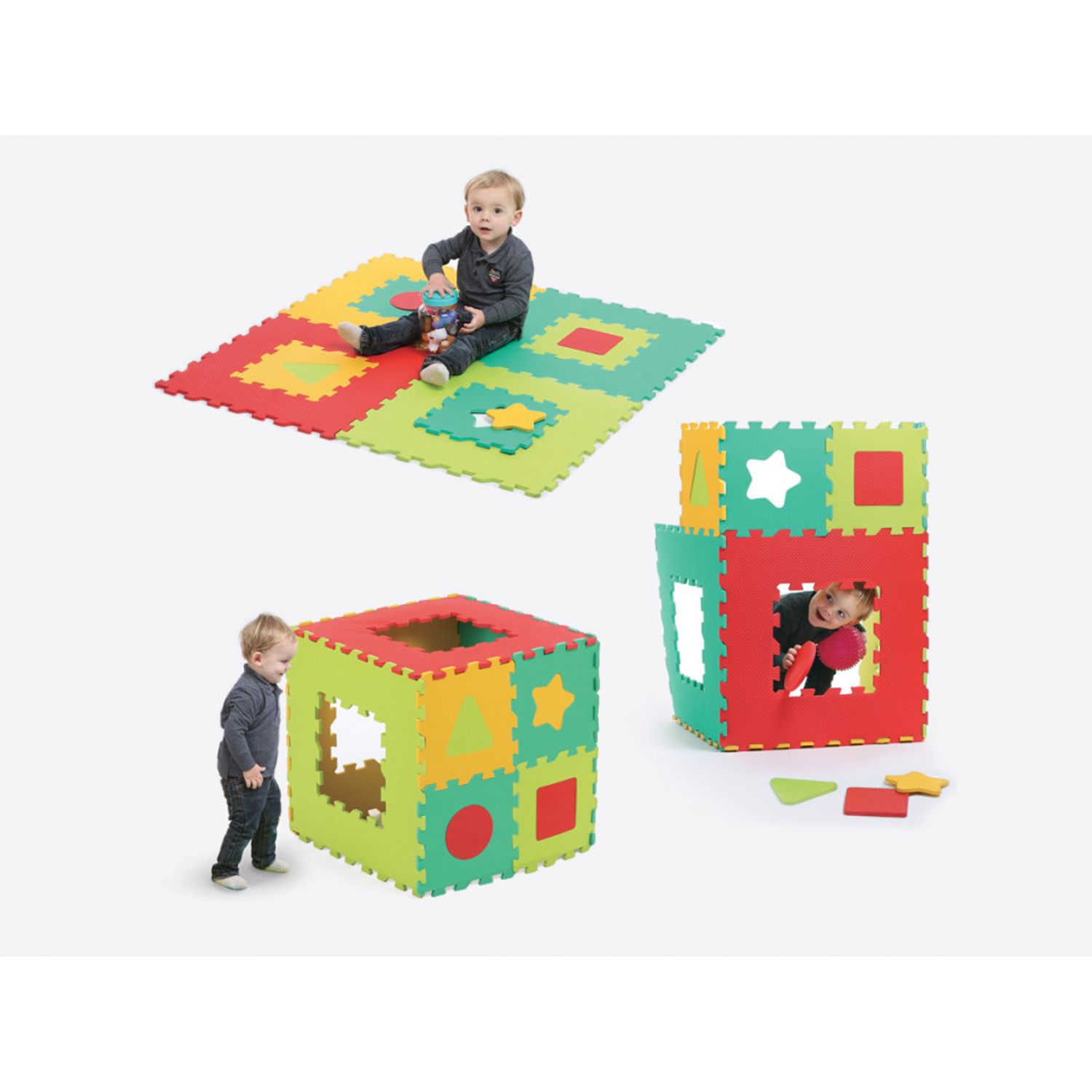 Ludi Covoras din spuma Forme Geometrice fotografia produsului View 4 L
