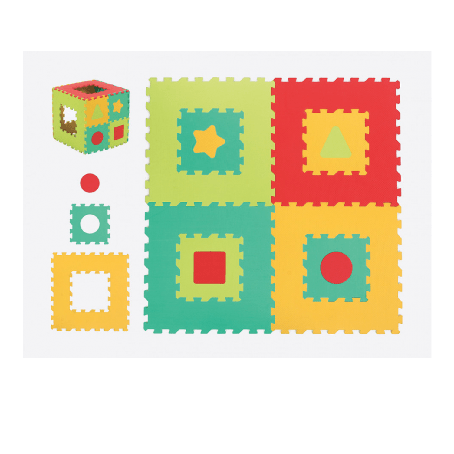 Ludi Covoras din spuma Forme Geometrice fotografia produsului