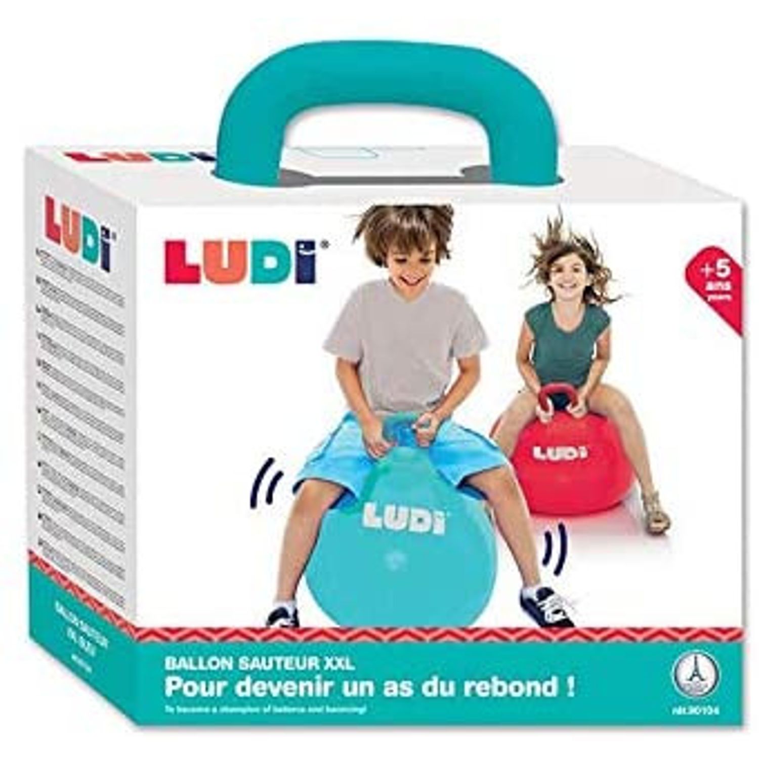 LUDI Minge saltareata BLUE 55 cm fotografia produsului View 3 L