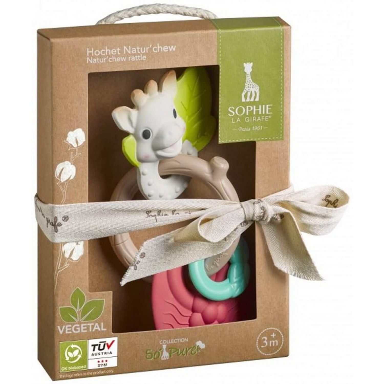 Vulli Inel 2in1 Natur'chew fotografia produsului View 4 L