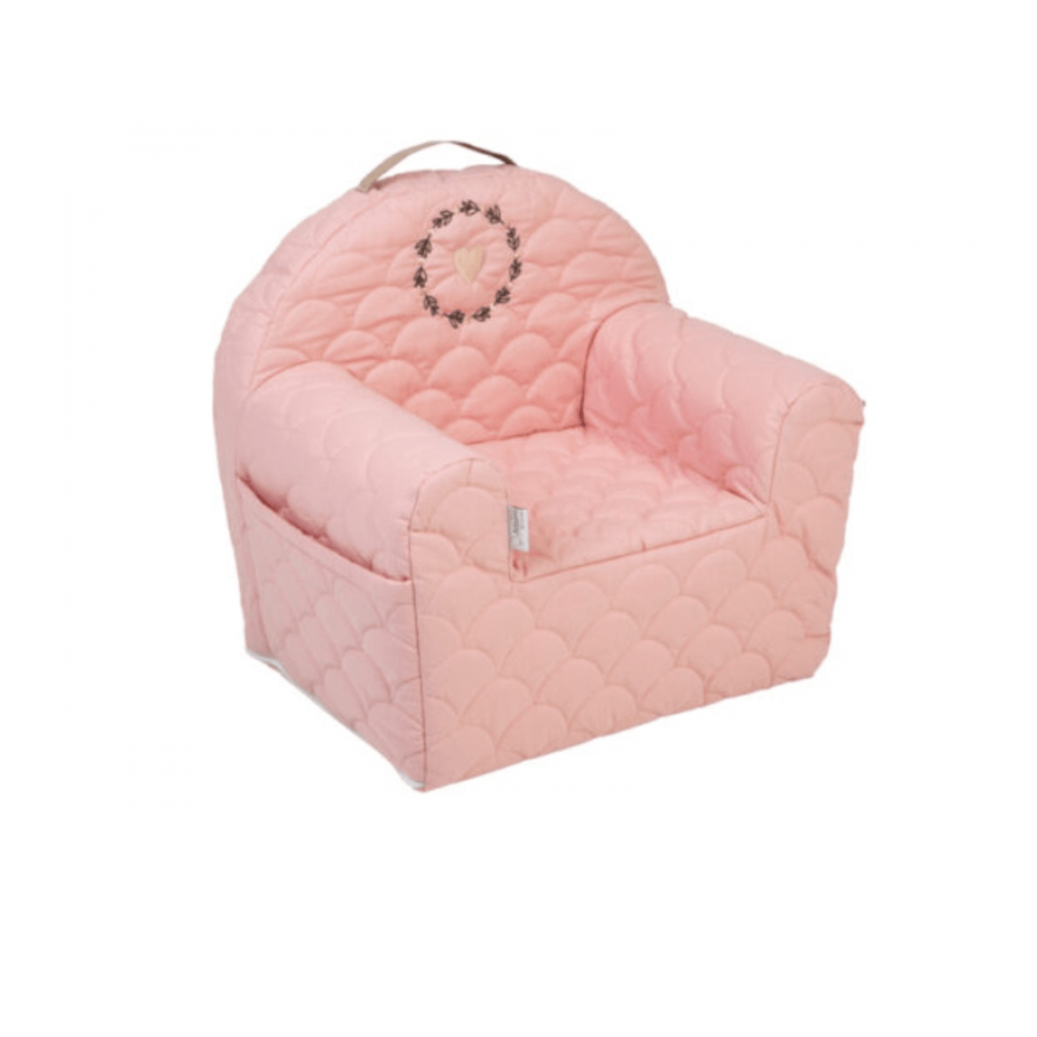 Fotoliu copii Klups Nature & Love Rose N001 fotografia produsului