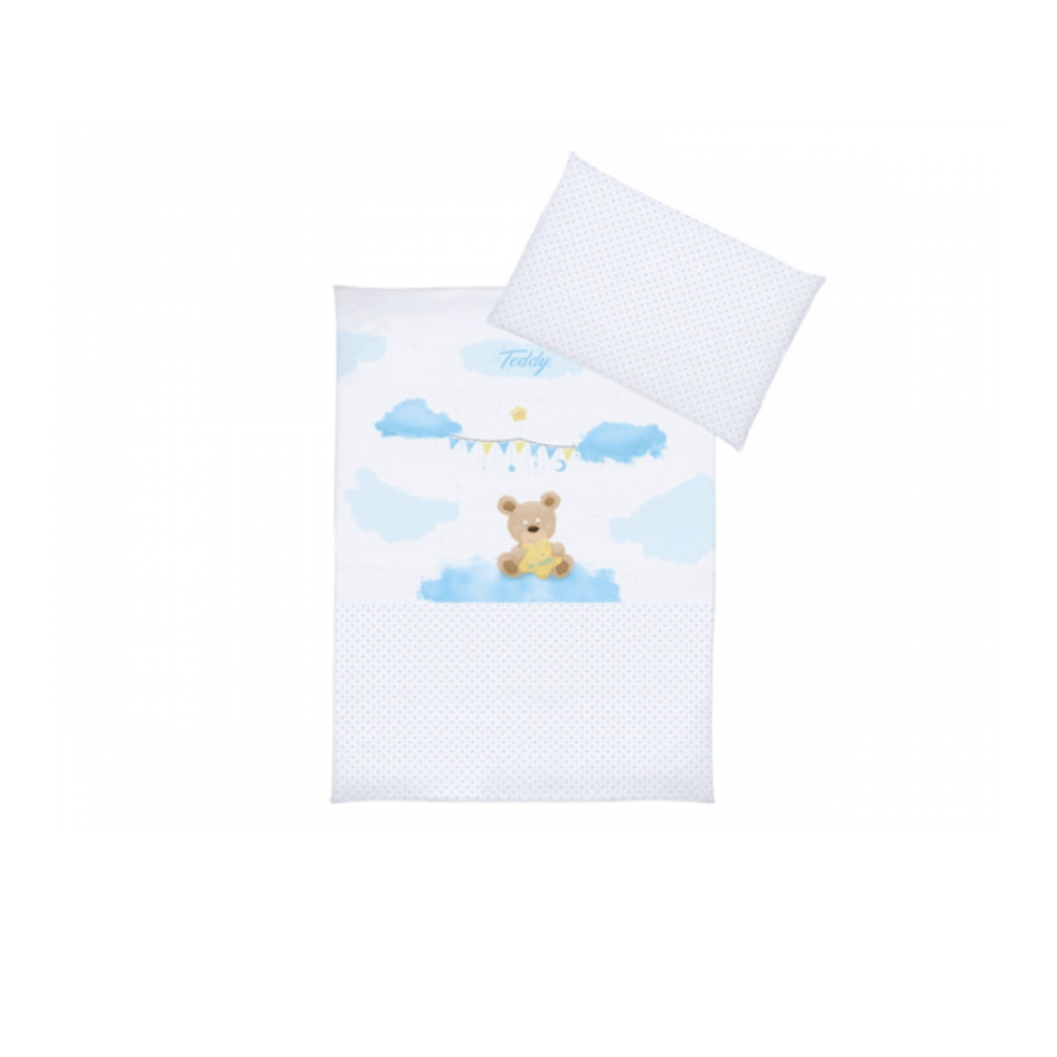 Lenjerie Pat 3 Piese KLUPS Teddy Blue K070 fotografia produsului