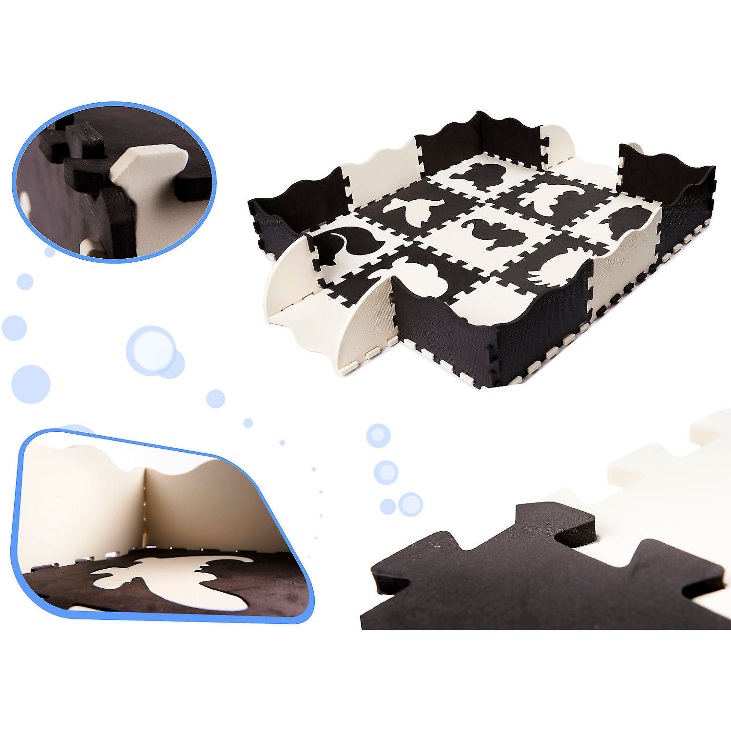 Covor puzzle cu laterale 25 piese Ikonka IK17566 fotografia produsului View 5 L