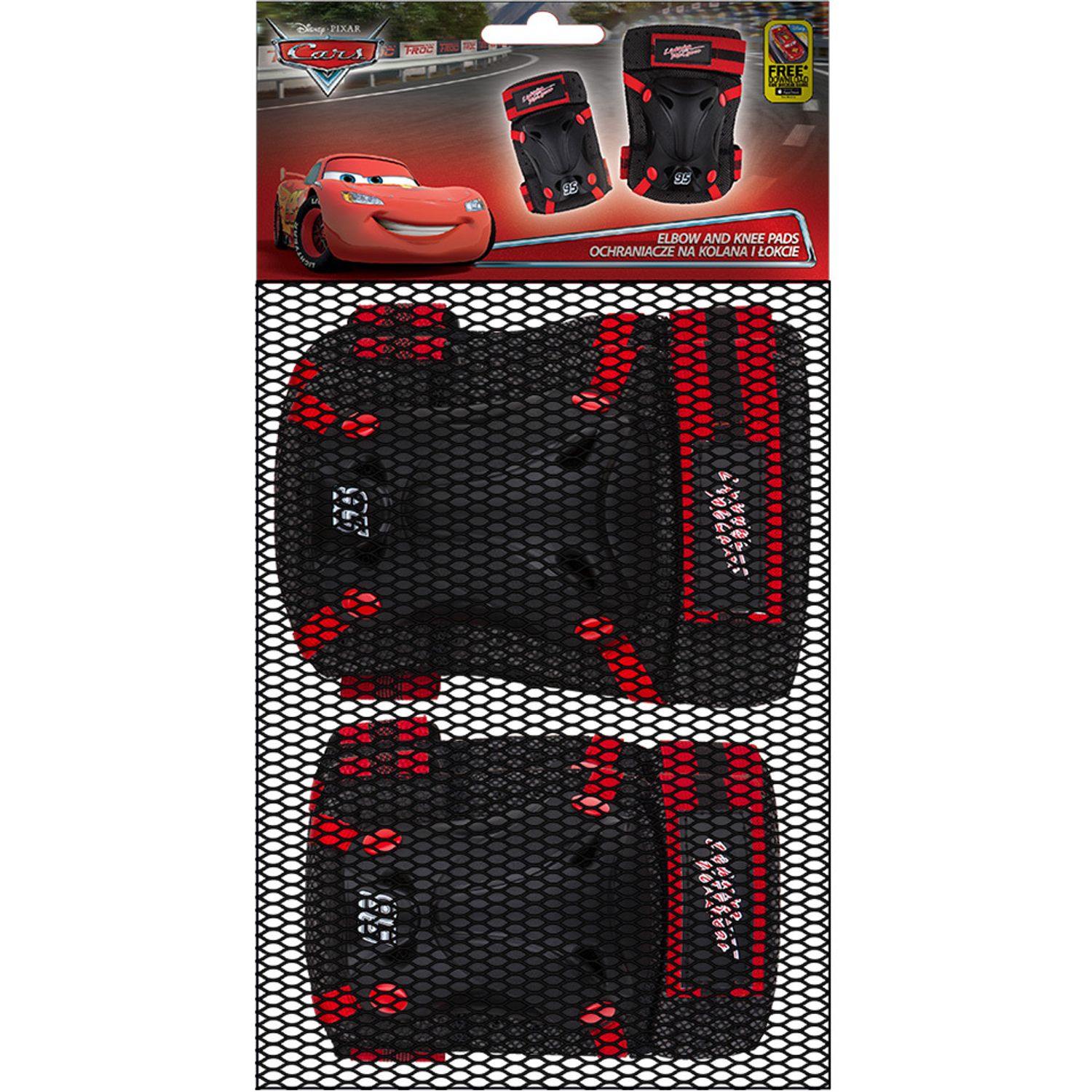 Set protectie Skate Cotiere Genunchiere Cars Seven SV9023 fotografia produsului View 3 L