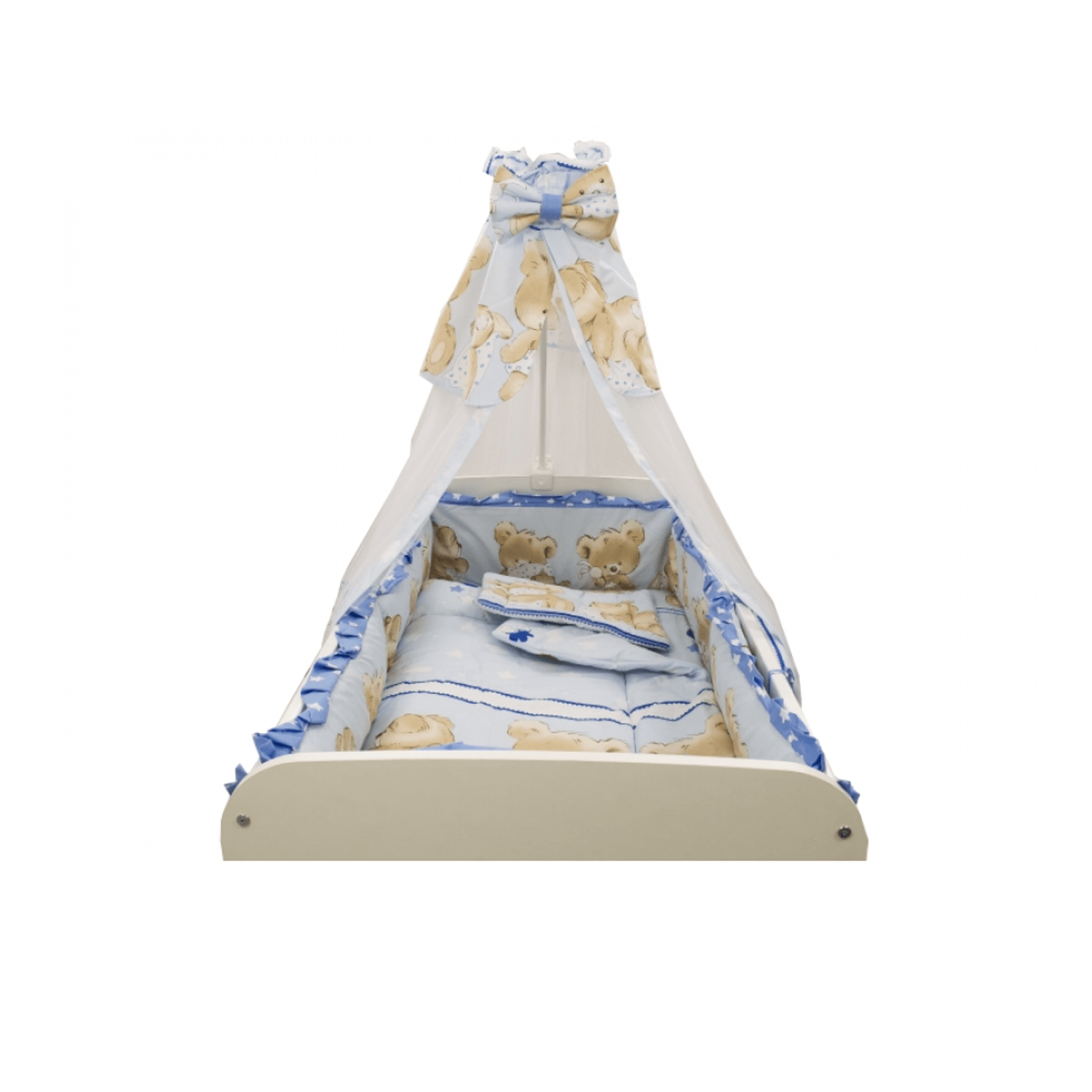Baldachin standard mic MyKids Teddy Hug Blue fotografia produsului