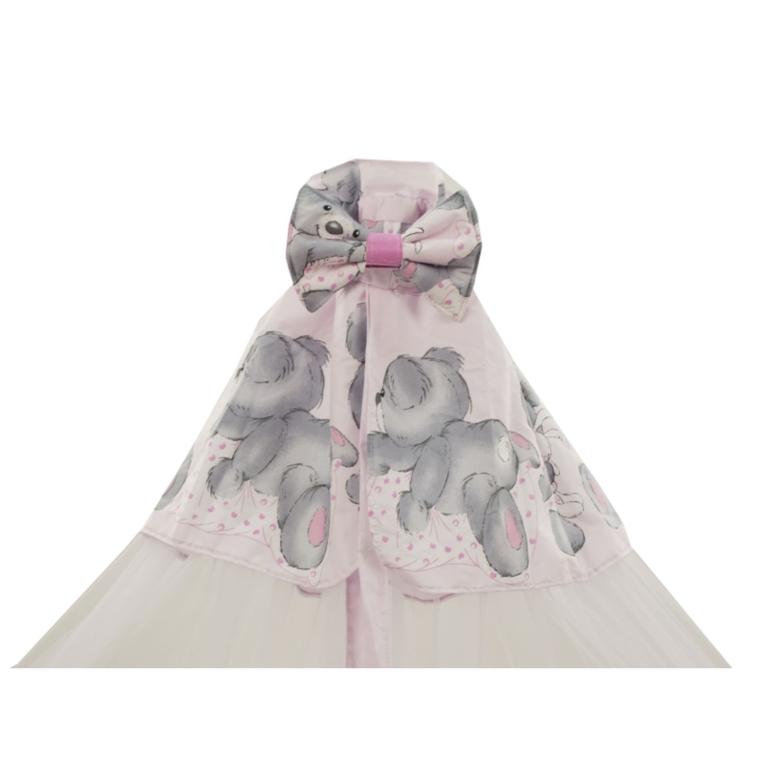 Baldachin MyKids Imprimat Mare Teddy Hug Roz fotografia produsului View 3 L