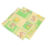 BabyNeeds - Scutec finet 75/75 cm, 2 bucati, Ursuleti colorati, Verde fotografia produsului View 2 S