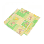 BabyNeeds - Scutec finet 75/75 cm, 2 bucati, Ursuleti colorati, Verde fotografia produsului