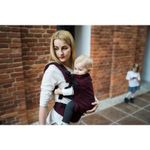 Kavka - Marsupiu ergonomic 2 in 1, Deep Red Classic fotografia produsului View 2 S