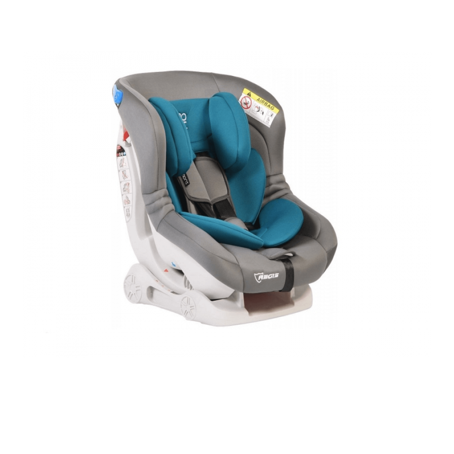 Scaun auto copii Moni Aegis 0-18 kg Blue/Grey fotografia produsului
