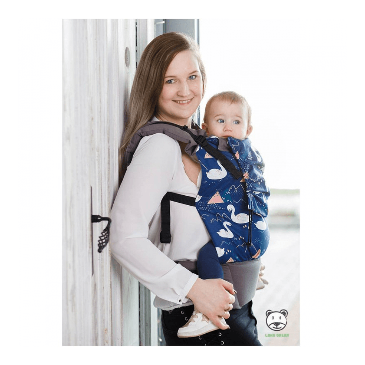 Luna Dream - Marsupiu ergonomic 2 in 1, Swan fotografia produsului