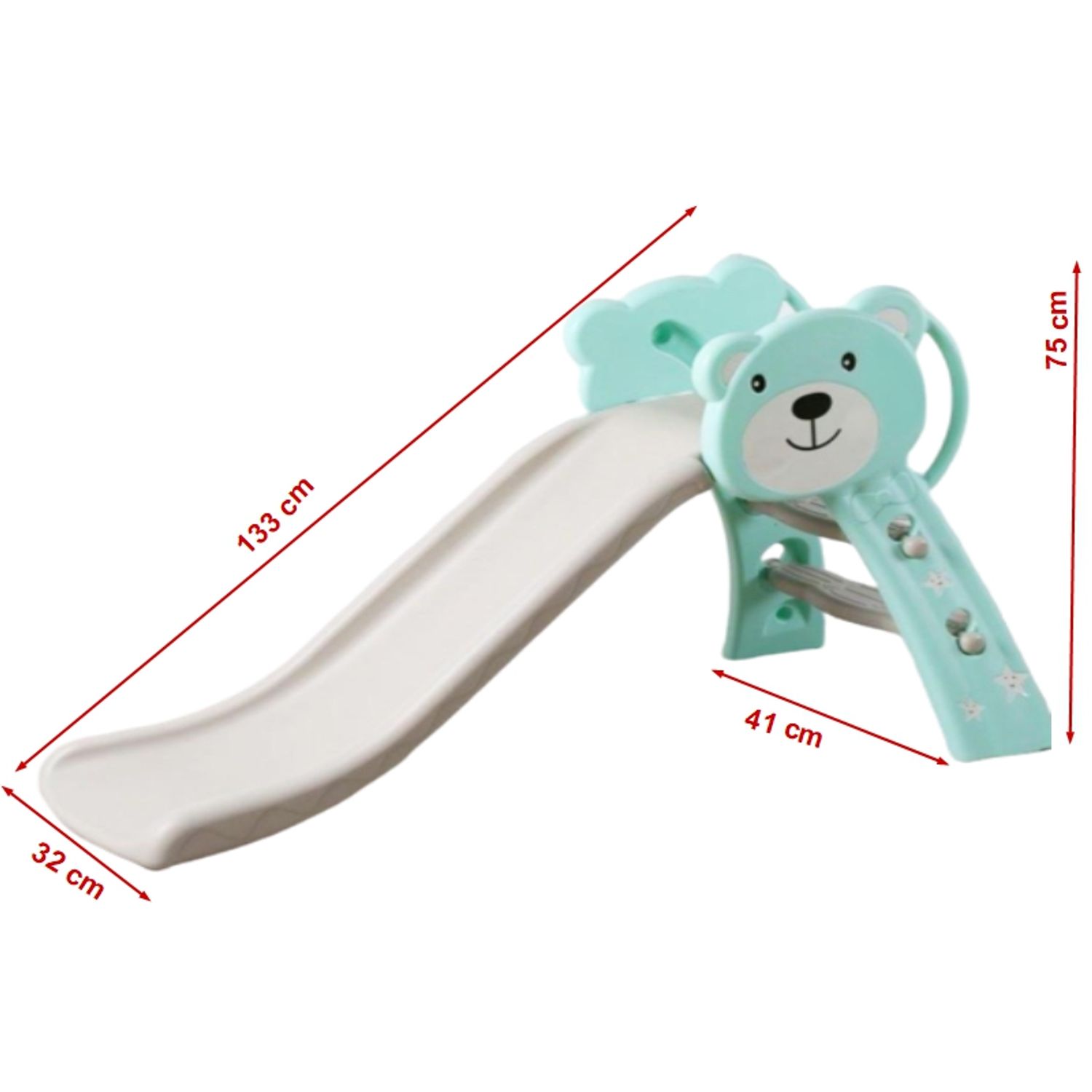 Tobogan MyKids Bear Turquoise 133 cm fotografia produsului View 2 L