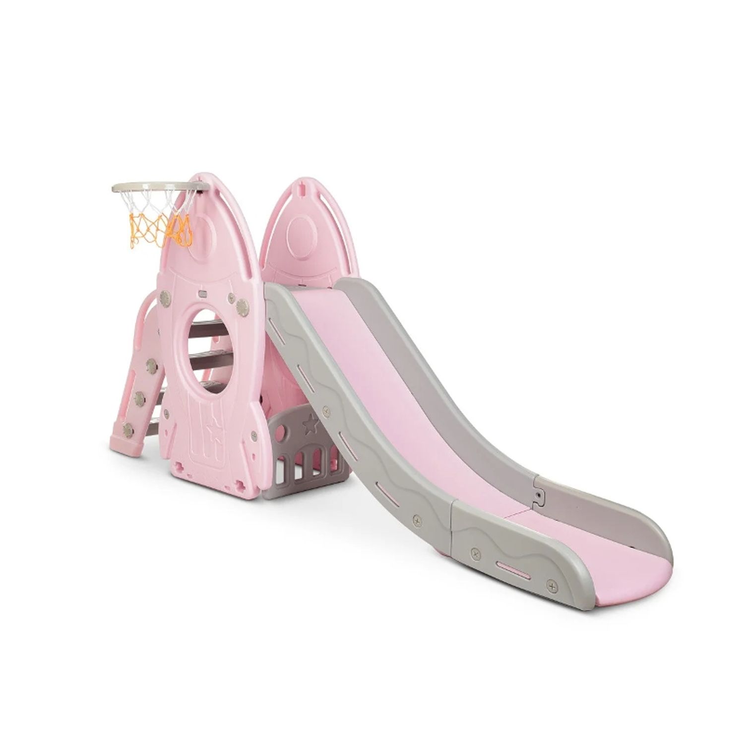 Tobogan MyKids cu cos de baschet Racheta Pink fotografia produsului View 4 L