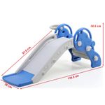 Tobogan MyKids Tree cu cos de basket Blue fotografia produsului View 5 S