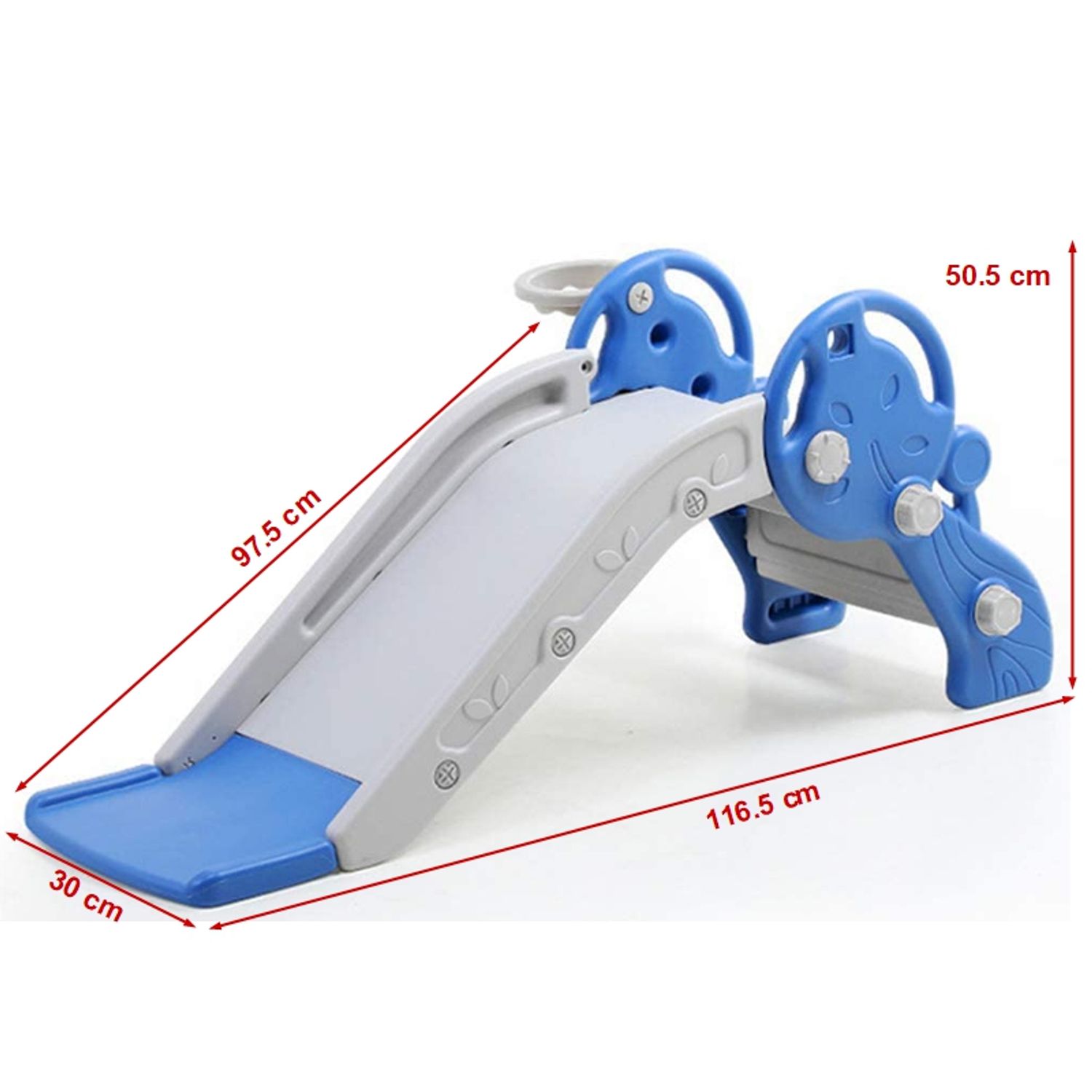 Tobogan MyKids Tree cu cos de basket Blue fotografia produsului View 5 L