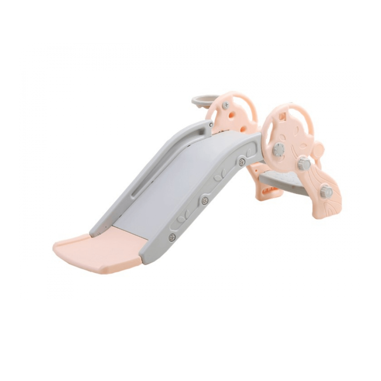 Tobogan MyKids Tree cu cos de basket Pink fotografia produsului