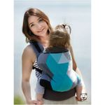 Luna Dream - Marsupiu ergonomic 2 in 1, Turquoise Cube fotografia produsului View 2 S