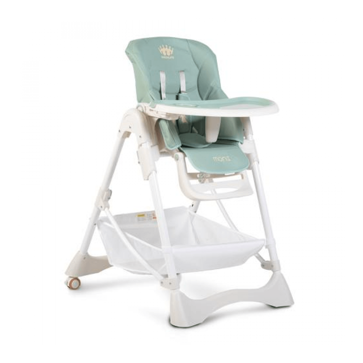 Scaun de masa copii Cangaroo Chocolate Light Blue fotografia produsului