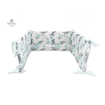 MimiNu - Aparatoare patut 120X60 cm, Mint Flowers fotografia produsului