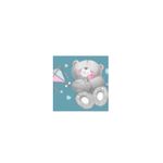 Reductor wc moale copii MyKids Bears Gri-Alb fotografia produsului View 2 S