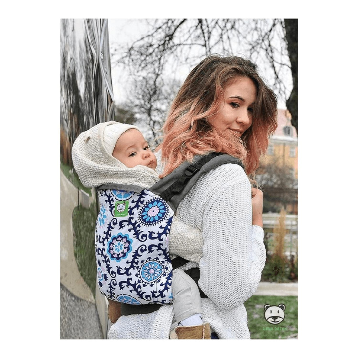 Luna Dream - Marsupiu ergonomic 2 in 1, Indian fotografia produsului