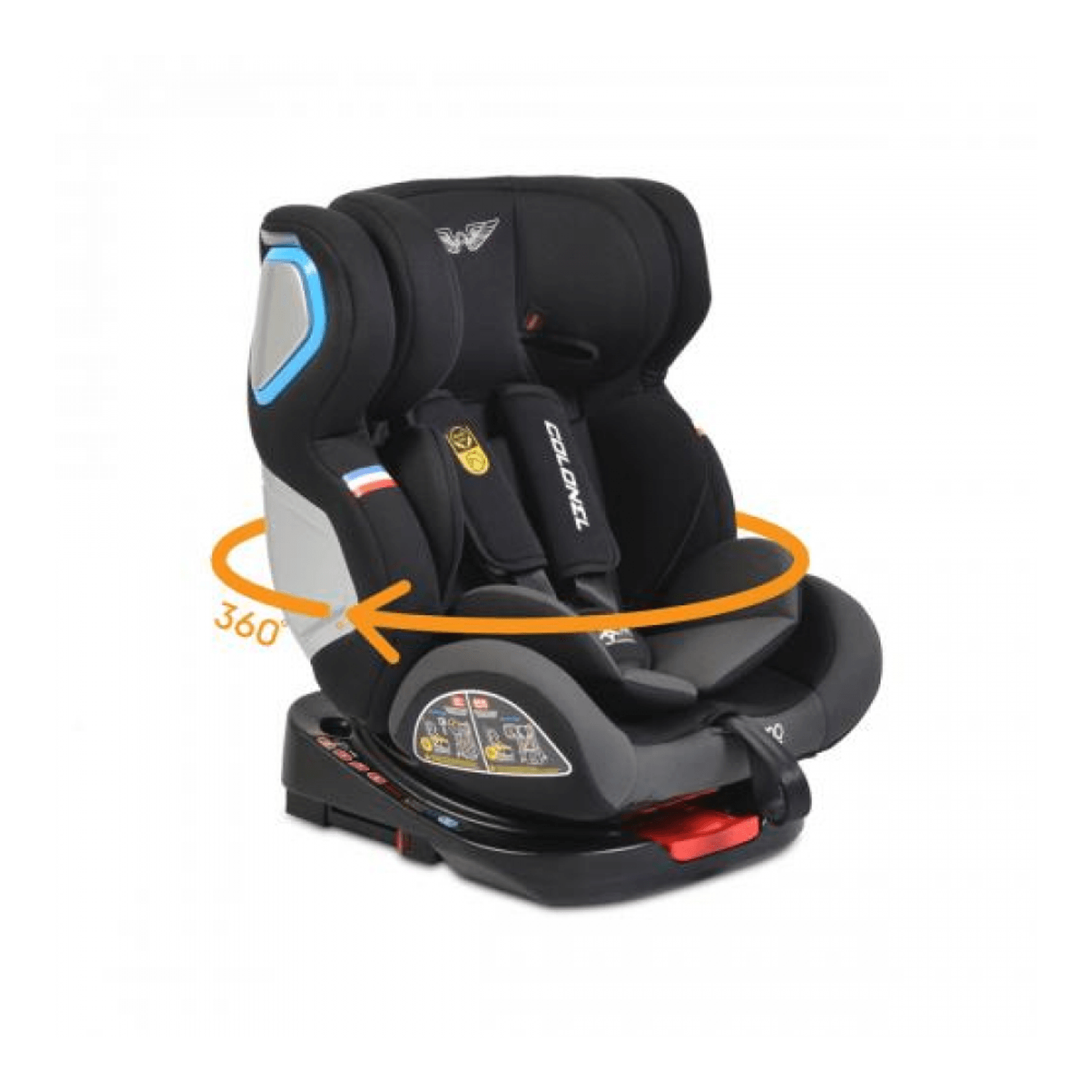 Scaun Auto 0-36 Kg Cangaroo Colonel Dark Grey fotografia produsului
