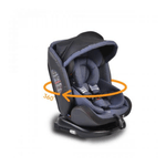 Scaun Auto Pilot Denim Rotativ 360 cu Isofix 0-36 kg fotografia produsului