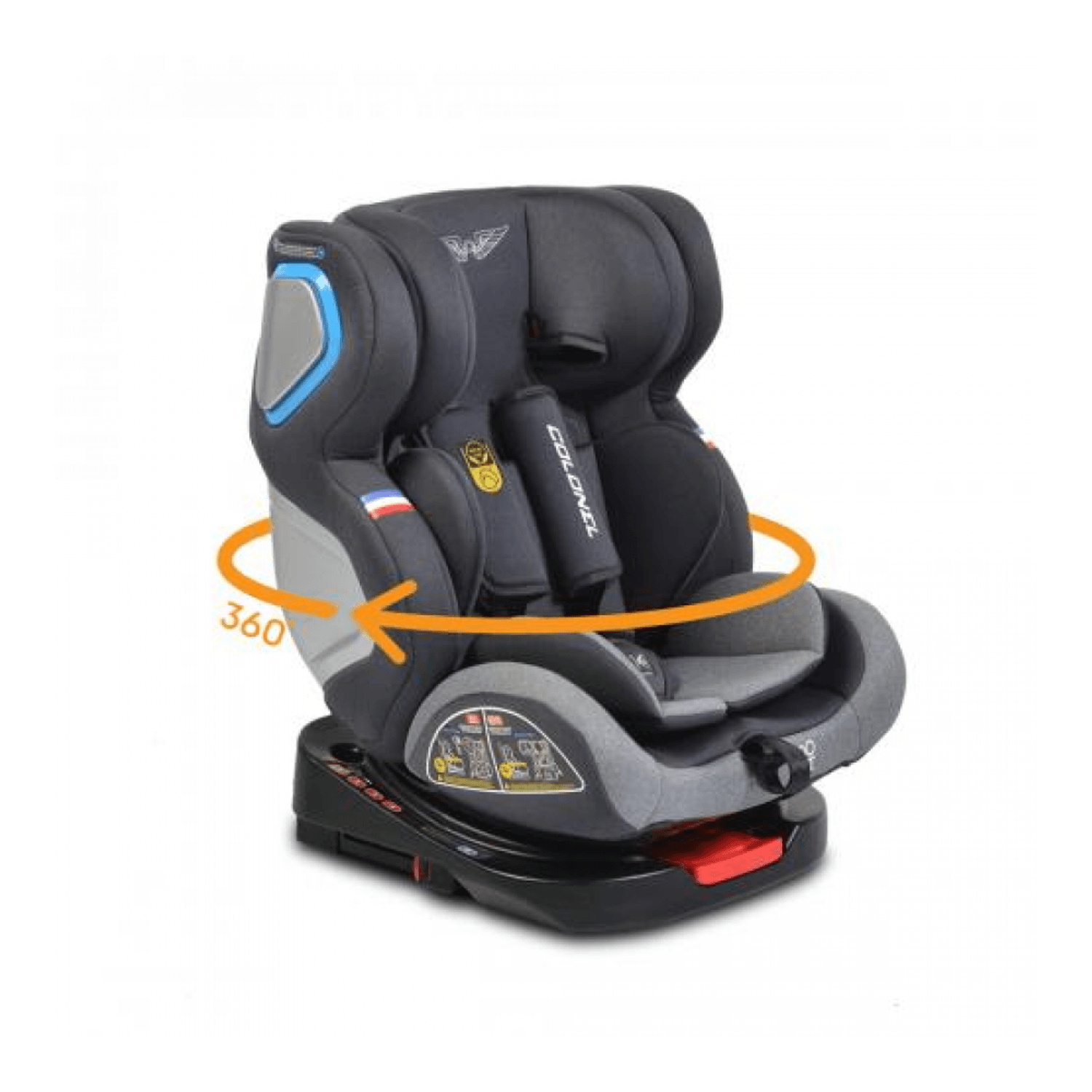 Scaun Auto 0-36 Kg Cangaroo Colonel Light Grey fotografia produsului