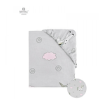 MimiNu - Cearceaf cu elastic, 120X60 cm, Pink Unicorn fotografia produsului