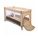 Lionelo - Patut pliant Stefi, 120x60 cm, Beige - Chocolate fotografia produsului
