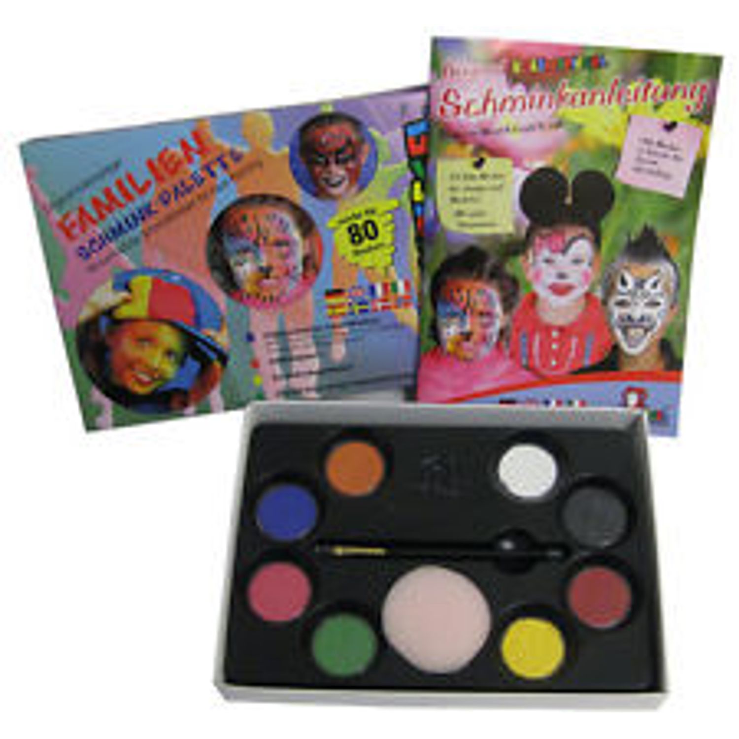 Set 8culori germane face paint Eulenspiegel ST208014EUL8 fotografia produsului View 3 L