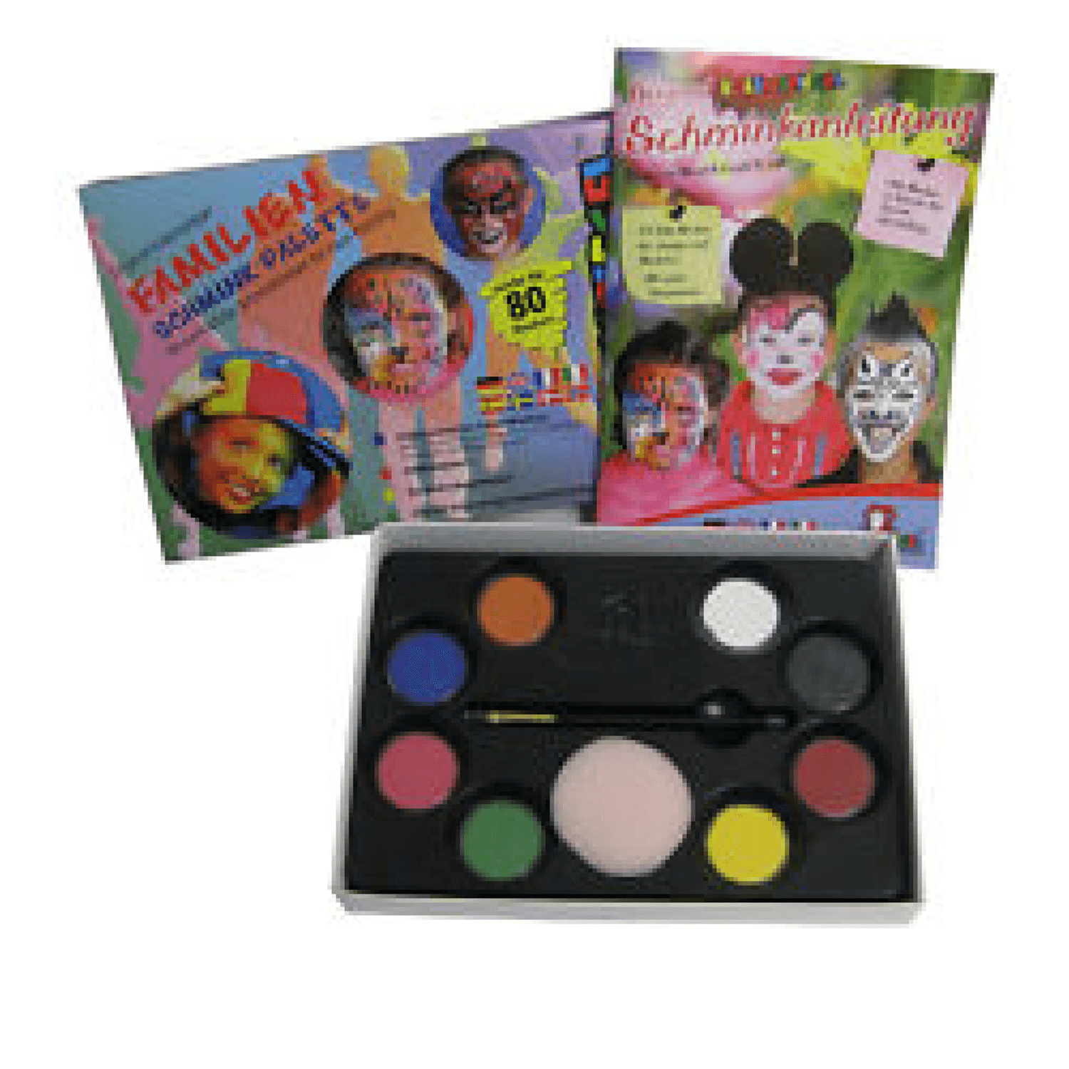 Set 8culori germane face paint Eulenspiegel ST208014EUL8 fotografia produsului