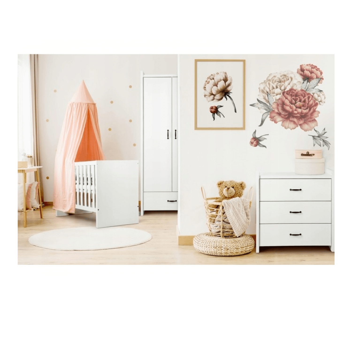 Mobilier Camera copii Si Bebelusi KLUPS AMELIA Alb fotografia produsului