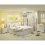 Patut cu lat. culisabila MyKids AVo Alb-Alb D101 fotografia produsului View 5 S