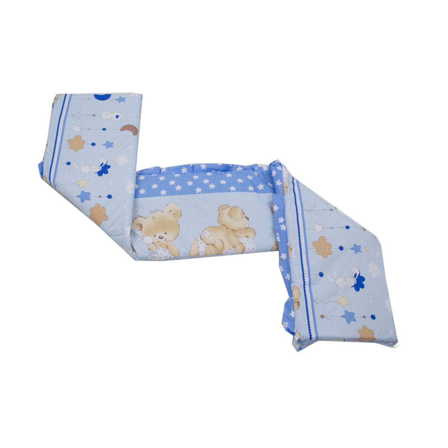 Lenjerie MyKids Teddy Hug Blue M2 4 Piese 120x60 fotografia produsului View 3 L