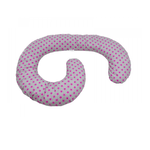 Perna De Alaptare Multifunctionala MyKids Stelute Grey-Pink fotografia produsului