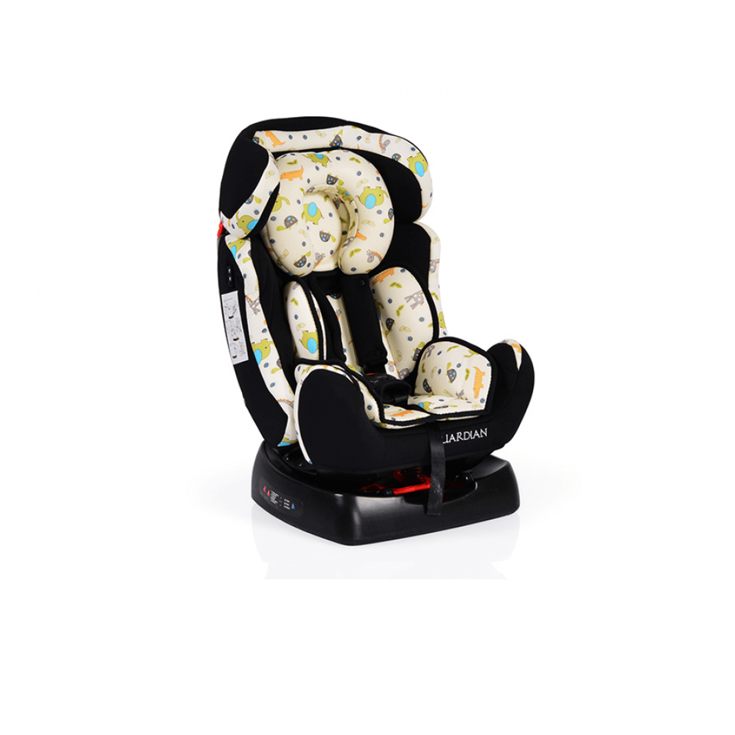 Scaun auto 0-25 kg Cangaroo Guardian Negru fotografia produsului